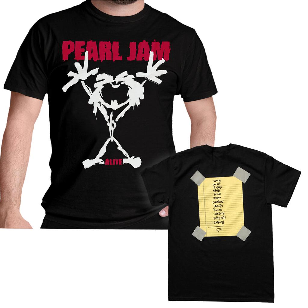Pearl Jam Tričko Panáček Alive Černé Nové Oficiální