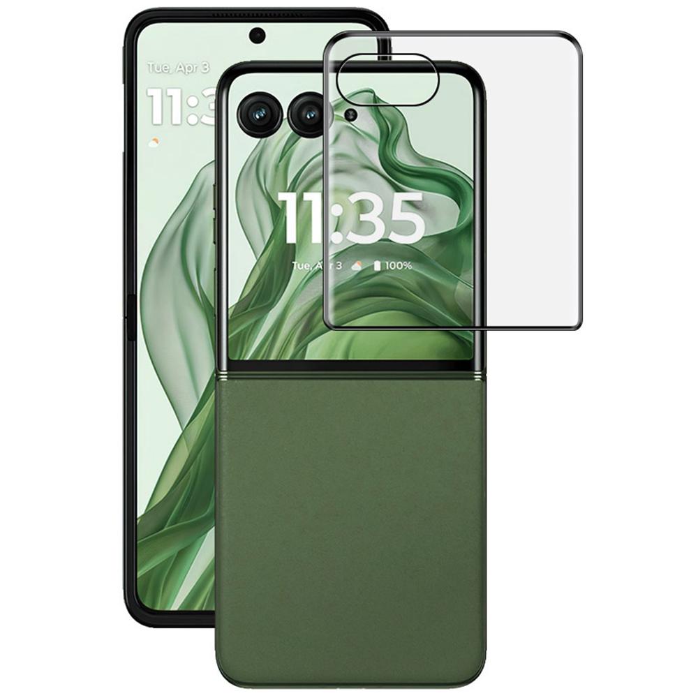 

IMAK Для Motorola Razr 50 Ultra 5G/Razr+ 2024 5G Захисна плівка на задній екран 3D Вигнуте загартоване скло Type A