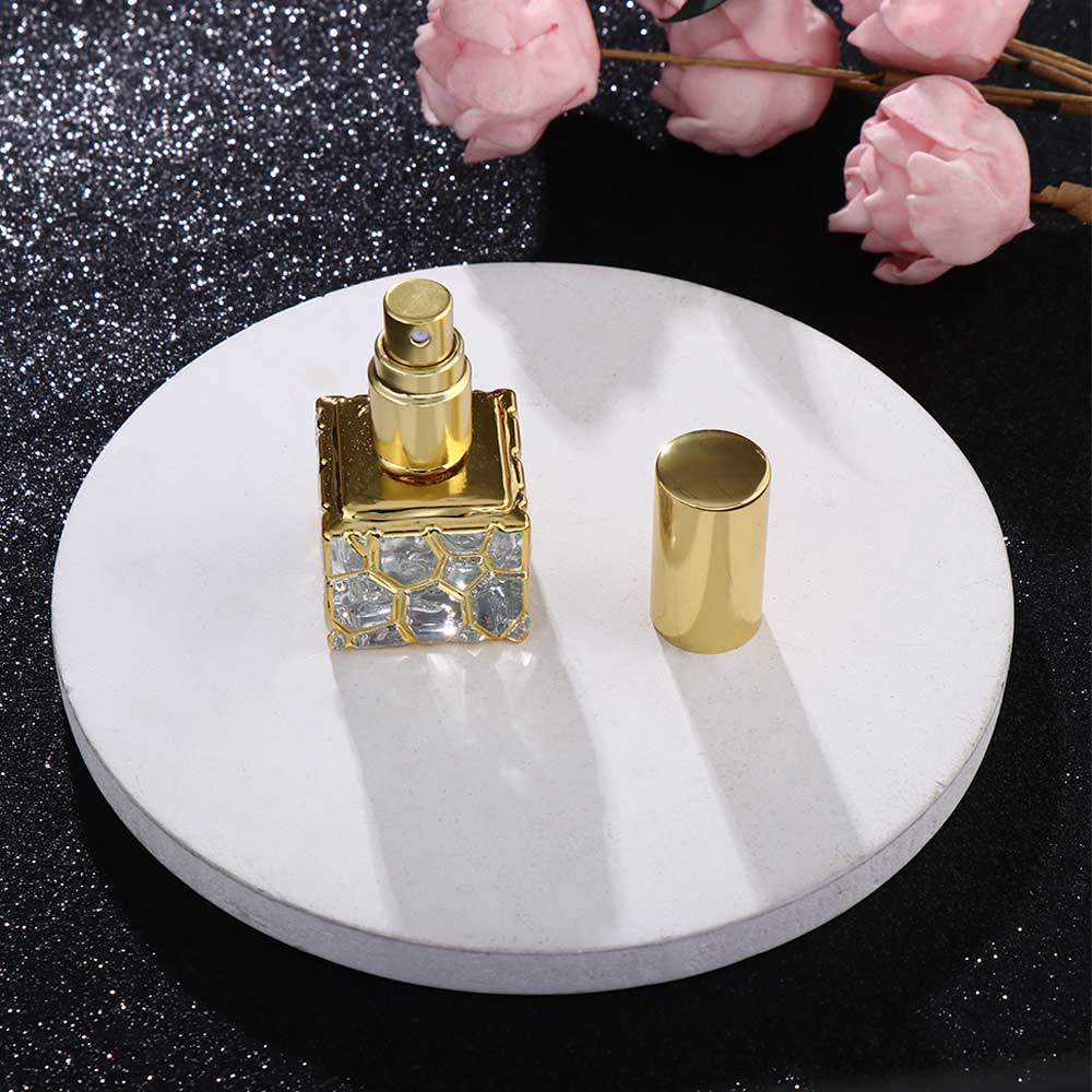 Refillable Travel Electroplating Perfume Atomizer Perfume Bottle Sample Vial Mini Spray Bottles