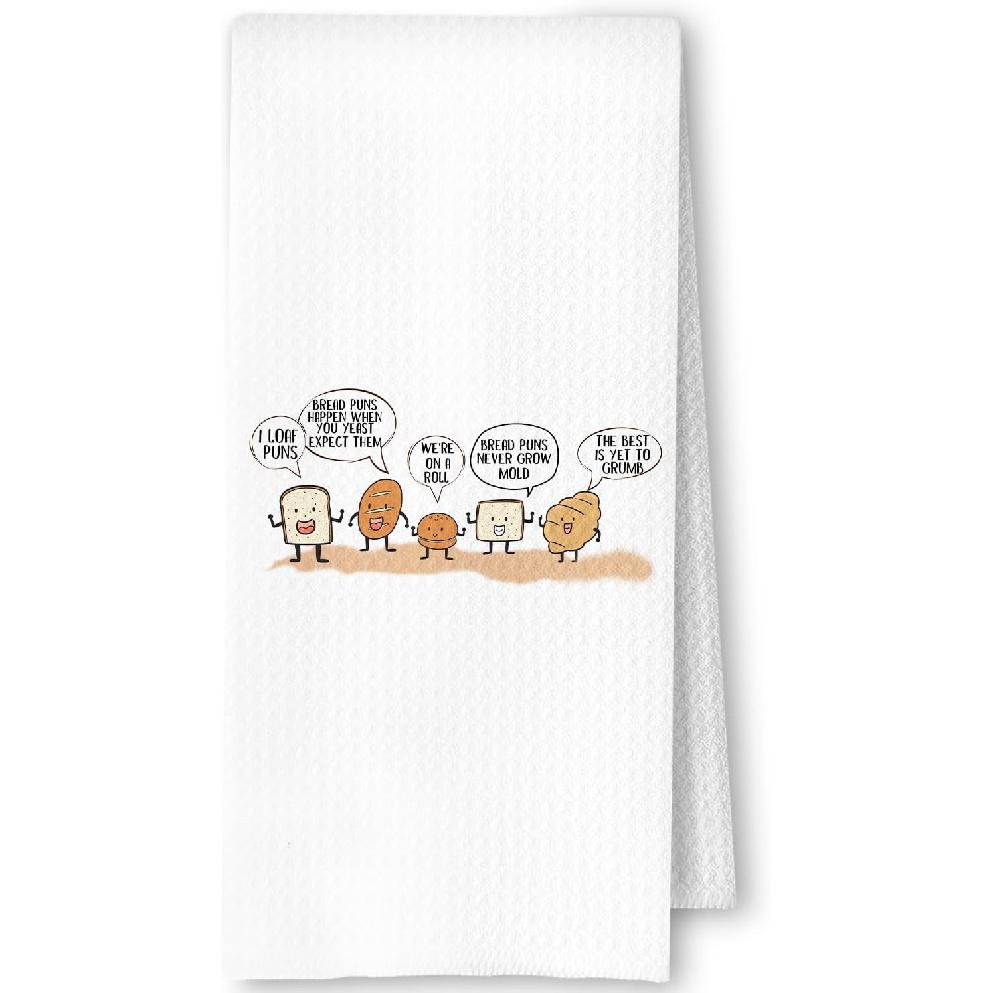 Funny Sourdough Baking Kitchen Dish Towels, Sourdough Gifts for Women Bakers, Gifts for Baking Lovers, Tea Towels for Baking, 16x24 Inch