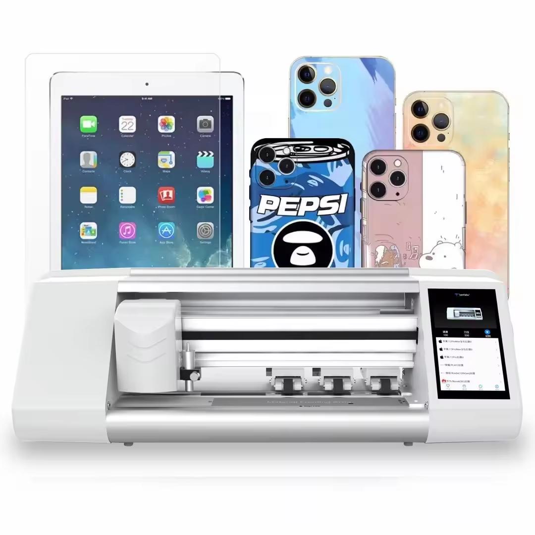 Automatic High Precision Mobile Phone Screen Protector & Cutting Film Machine for TPU Smart Watch Camera PC