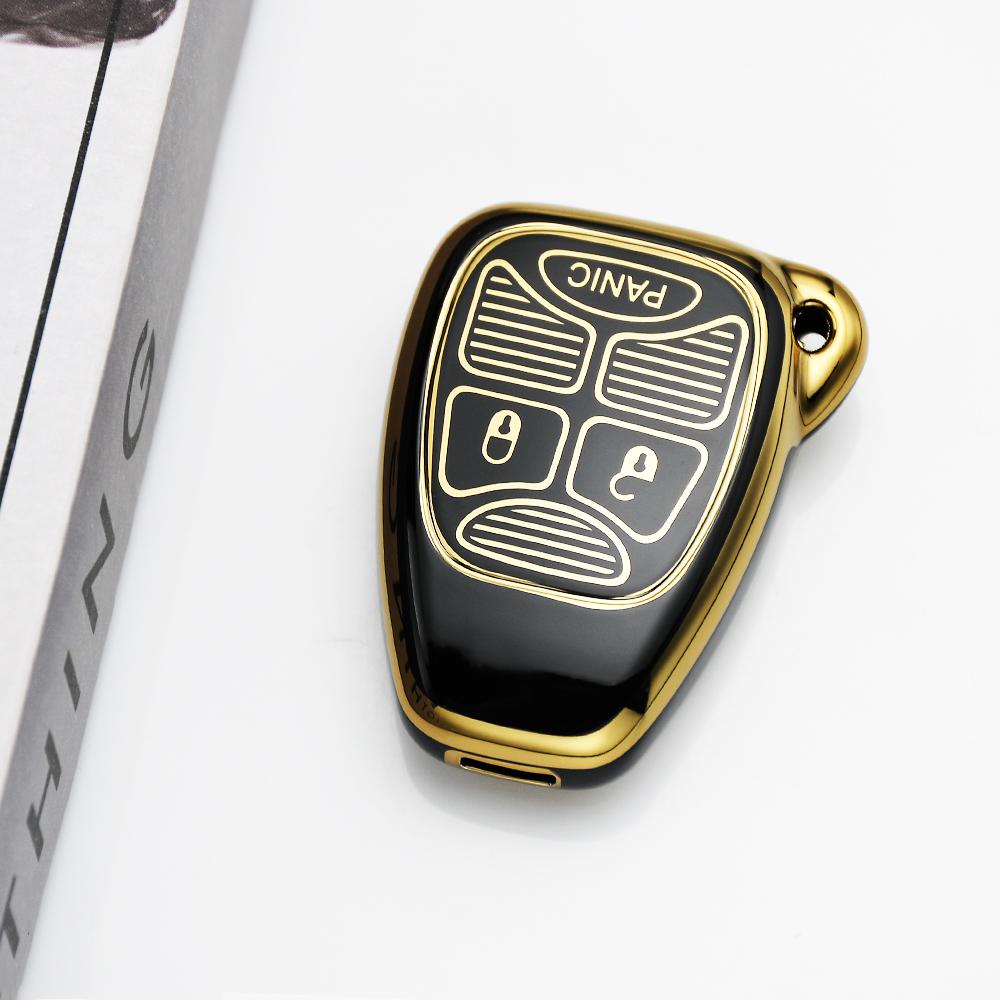 Car Key Case Cover For Jeep Chrysler 300C Avenger Sebring Chrysler 200 Aspen Dodge Charger Commander Grand Cherokee Liberty