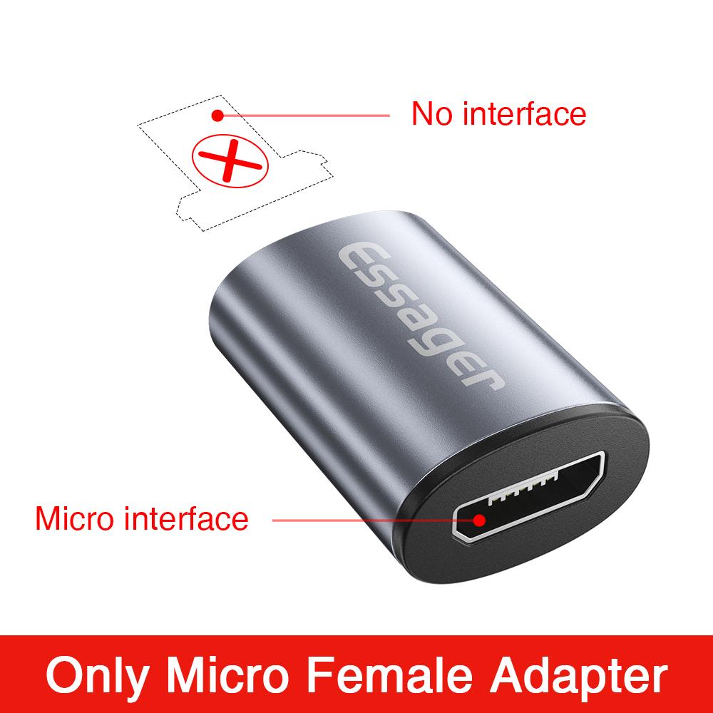 

Магнітний адаптер Micro USB Type C Essager для iPhone Samsung Xiaomi Micro Female to USB C Male Cable Magnet Converter Connector