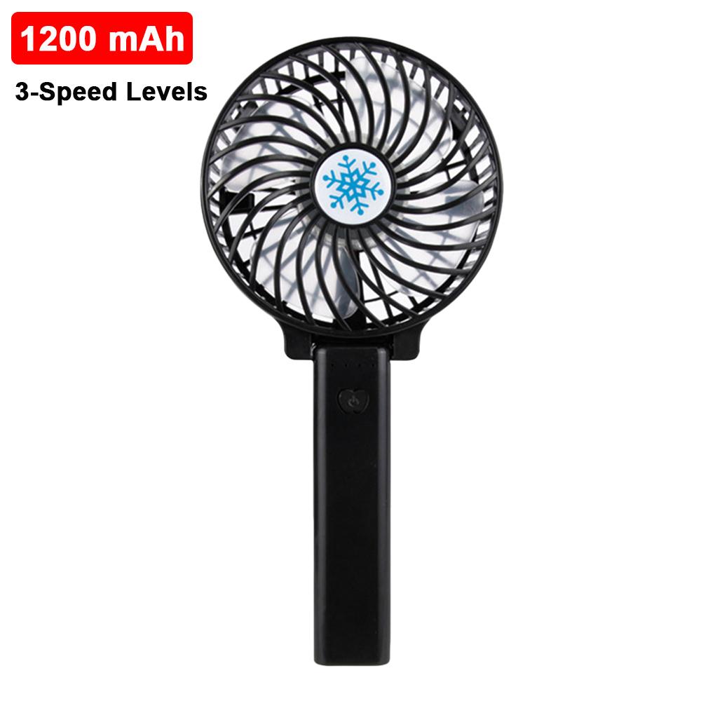 Portable Bladeless Fan Handheld Desktop Summer Mini Air Cooler No Leaf Ultra-quiet Rechargeable Fans for Travel Outdoor Office
