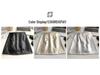 Silver High-Waist Leather Mini Skirt: Anti-Exposure, Korean Style, Versatile for Spring/Autumn, 2025 Women's Fashion