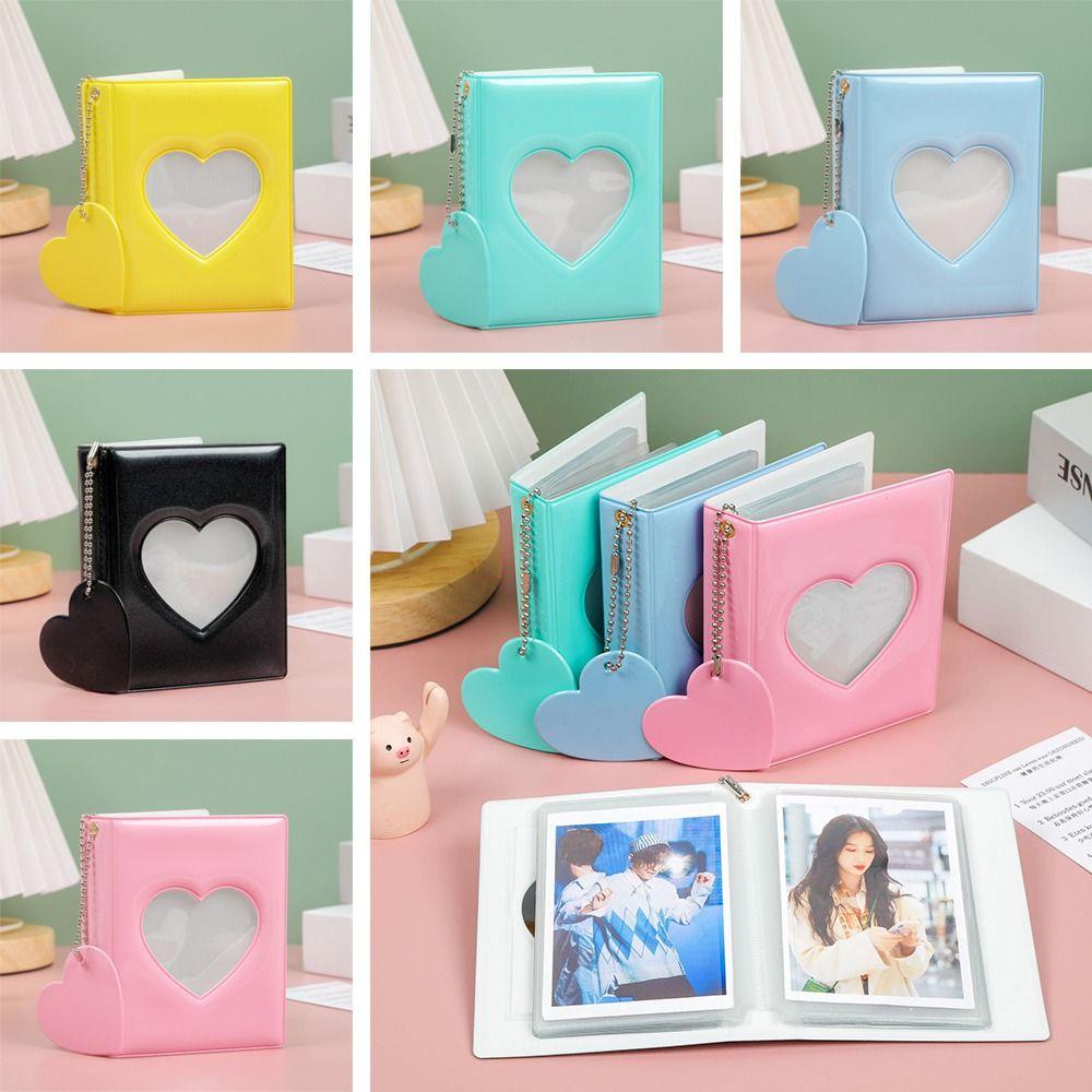 

Сумка для альбома Polaroid Love Hollow Kpop Idol Cards Держатель фотокарточки Фотоальбом Собрать книгу