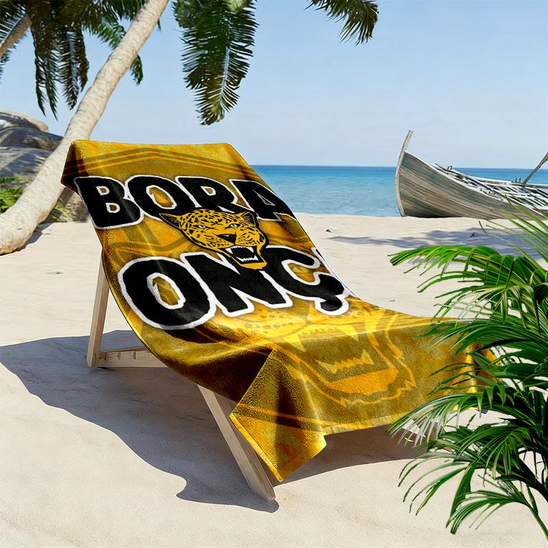 AMAZONAS FC Print Beach Towel, Large Soft Quick Dry Towel for Beach Camping Swimming
