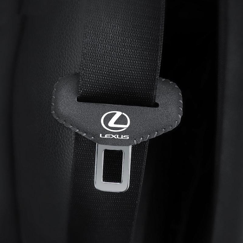 

Suede Car Safety Seatbelt Buckle Protector Cover For Lexus IS250 Ct200h LS430 LX570 NX300h IS300h RX330 ES300h UX250h Accessory
