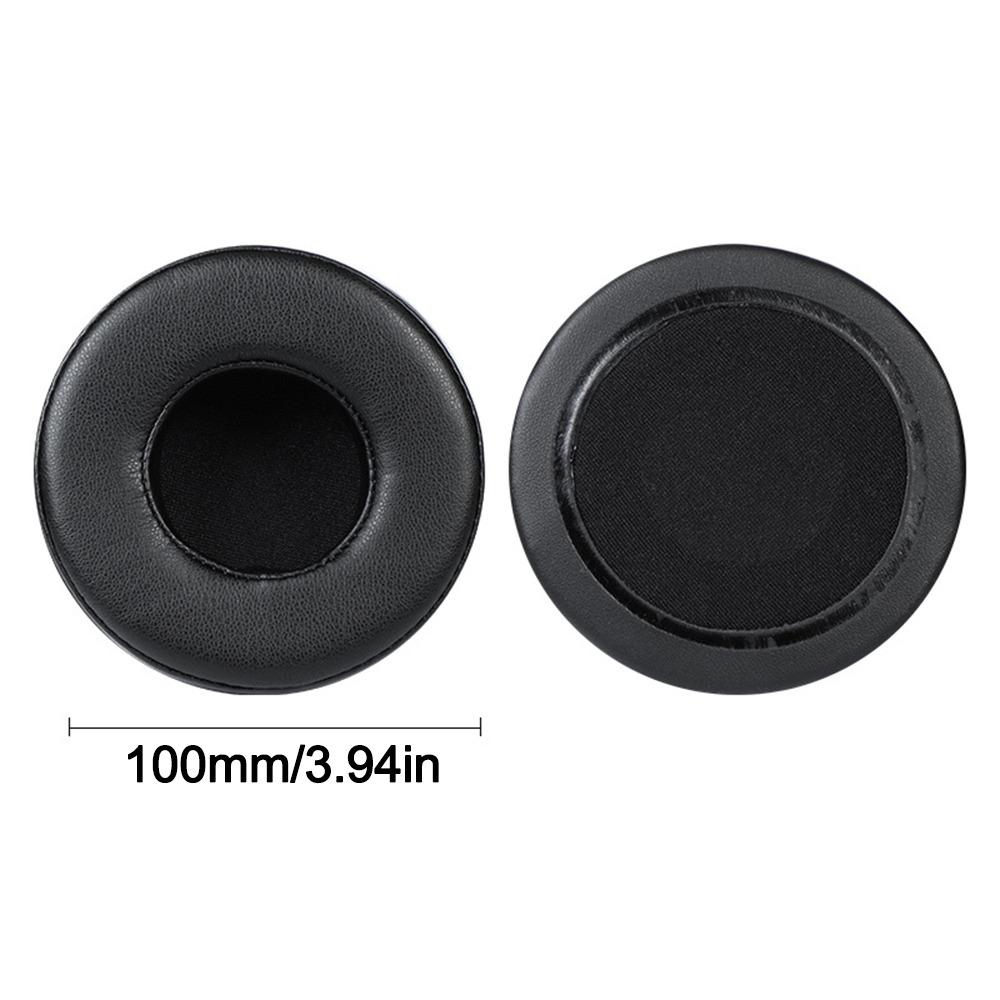 1Pair Round Ear Cushion Protein Leather Headphone Protective Cover Ear Pads  Headphones Accessories