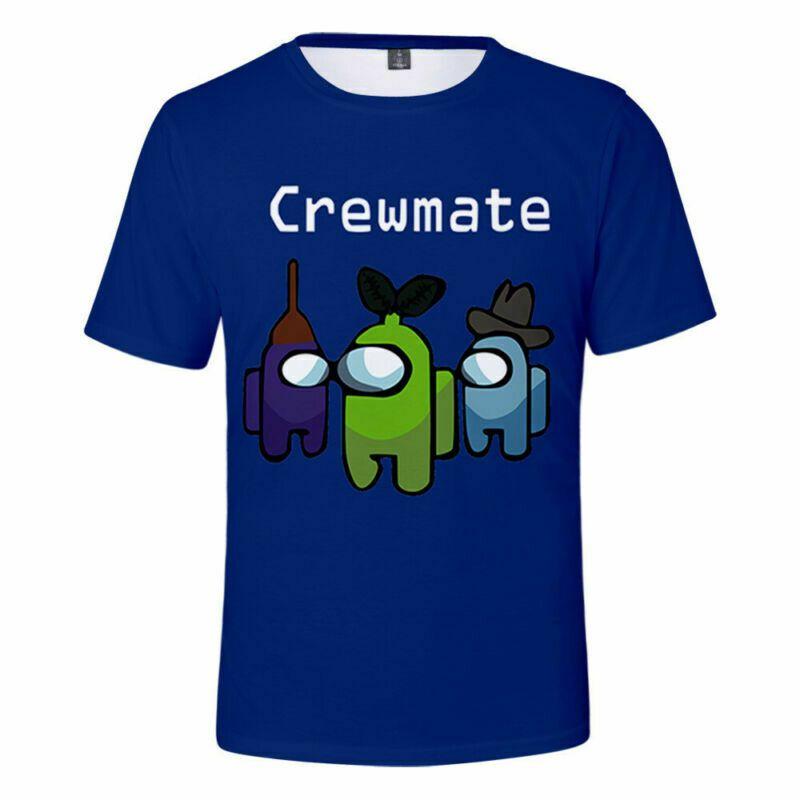 Imposter-T-Shirt-Spiel Crewmate Herren Damen Erwachsene Kurzarm-T-Shirt