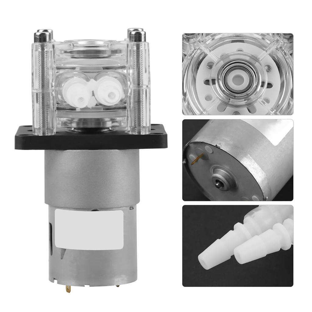 DC 12V High Stream Peristaltic Pump Tube Vacuum for Aquarium Lab Analytical Water