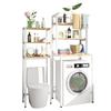 Stainless Steel No-Punch Multi-Layer Bathroom Storage Rack for Above Toilet