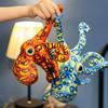 Leopard Octopus Print Plush Toy Simulated Octopus Decompression Props Doll Gift