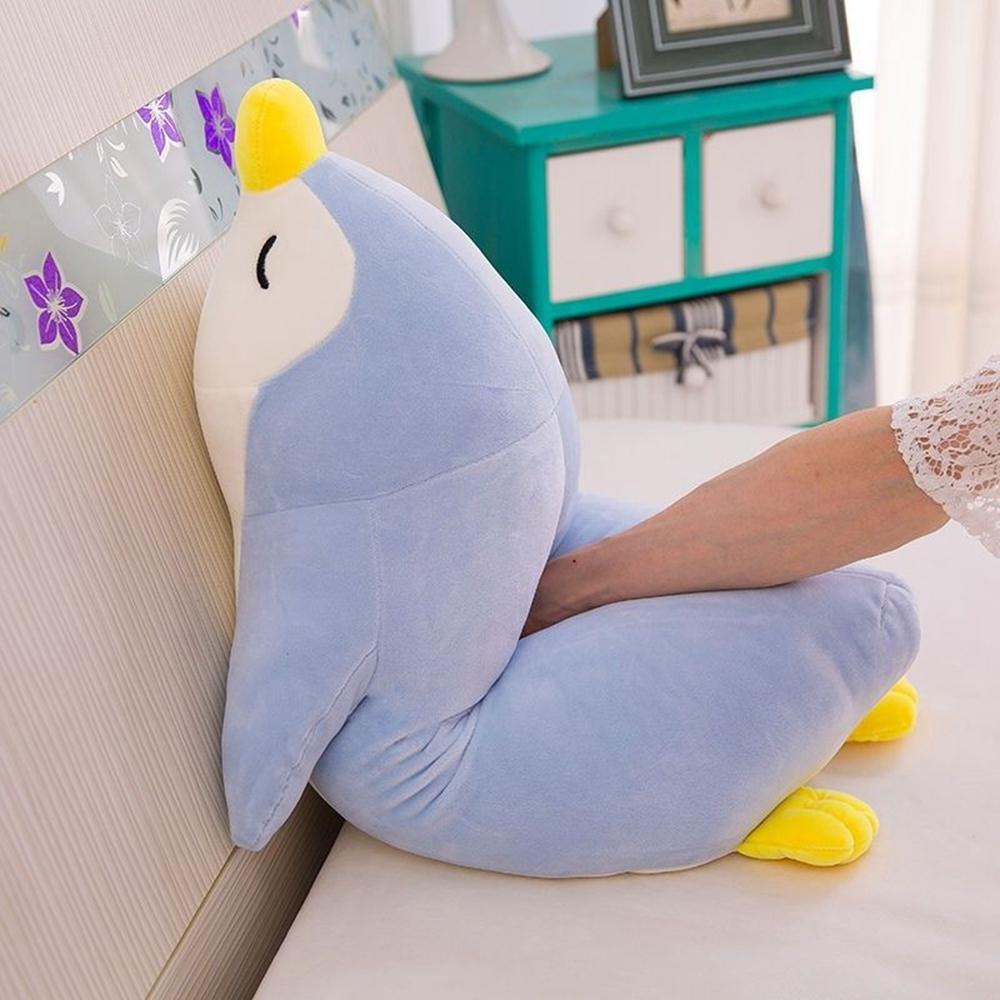 30CM VollDaunen-Baumwolle Party-Pinguin Plüschtier Streifen Schwimmhaltung Antarktischer Gletscher Tierpuppe Festivalgeschenk Geburtstag