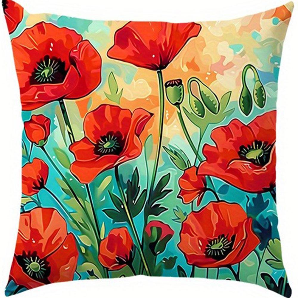 

Natural Dreams on Pillowcases Cover Bedroom Sofa Decoration Polyester Cushion Cover with Zipper 16x16Inch