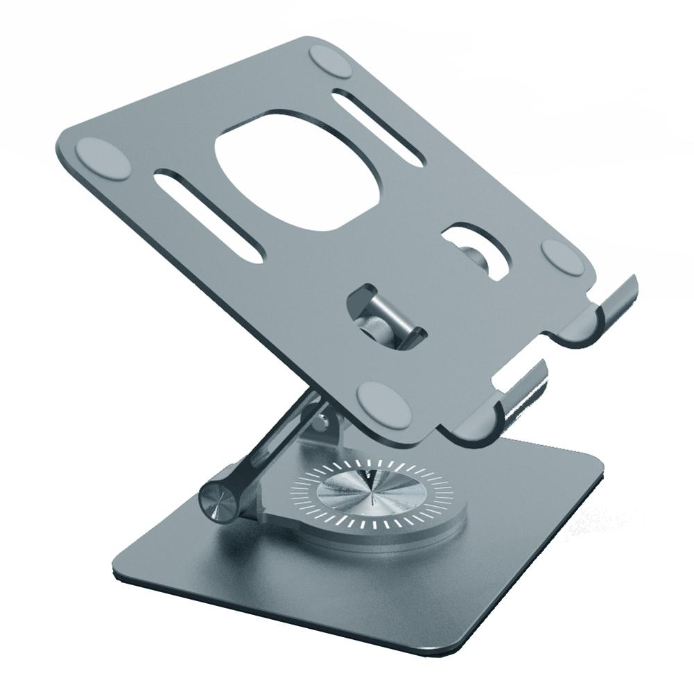 Foldable Mobile Phone Holder 360 Degree Rotating Hollowed Tablet Stand Holder Anti Slip Tablet Holder Height Adjustable for iPad