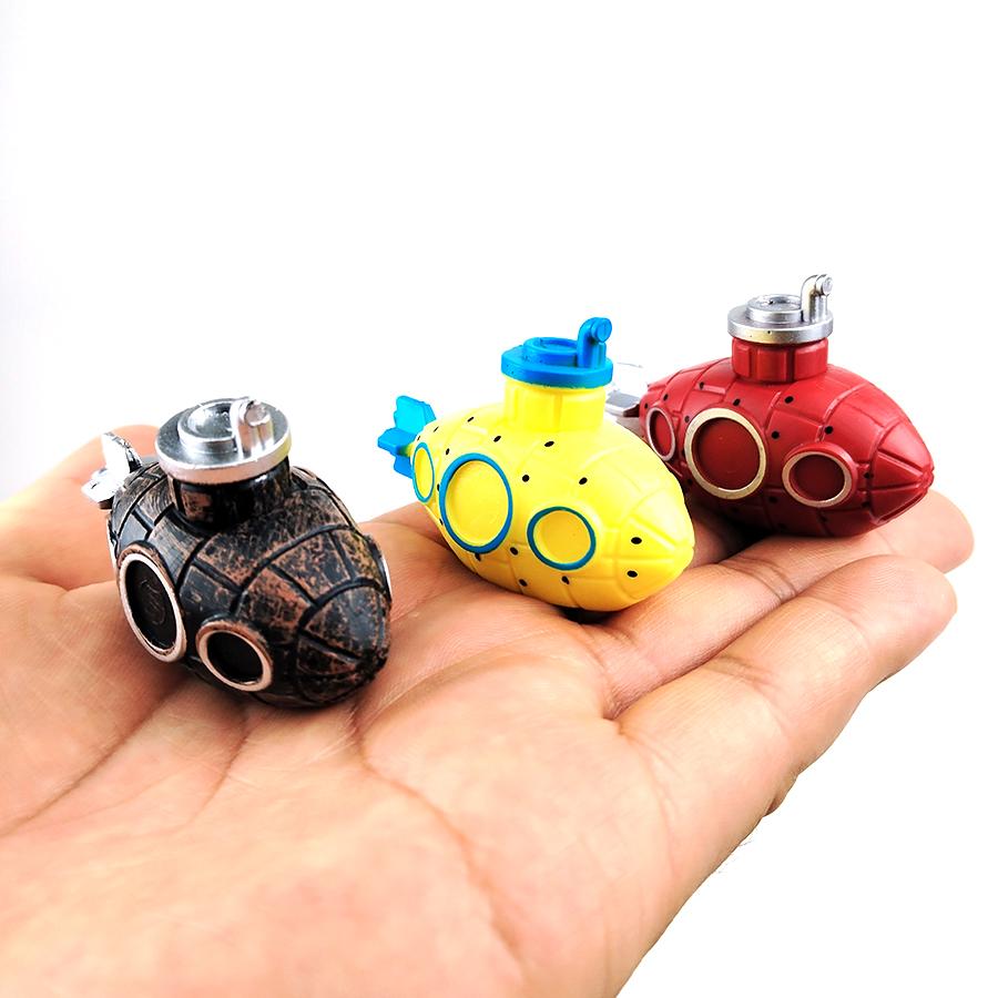 3er-Pack Harz-Aquarium-U-Boot-Ornamente - Realistische Unterwasser-Dekoration für Zuhause & Büro