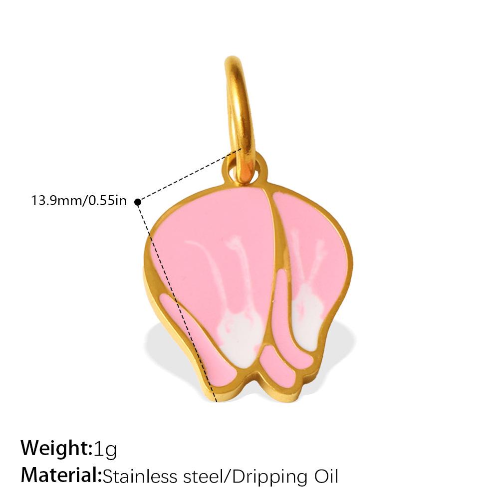 European and American Dripping Oil Small Fresh Plant Series Pendant Cactus Flower Bee DIY Versatile Jewelry Accessories 2026