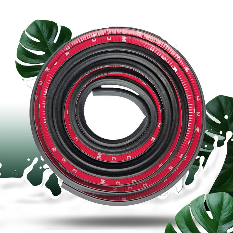 Universal 10M Double Layer Car Front Rear Door Seal Lid Edge Moulding Trim Strip