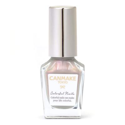 Canmake Colorful Nails N80 Baby Highly Polarized Pearl Lagrass, 8ml, Pigmented, Quick-Drying, Gray,
