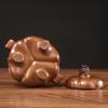 Copper Qianqing Palace For Home Use, Incense , Tea Ceremony, Aromatherapy Burner, Antique Purple C