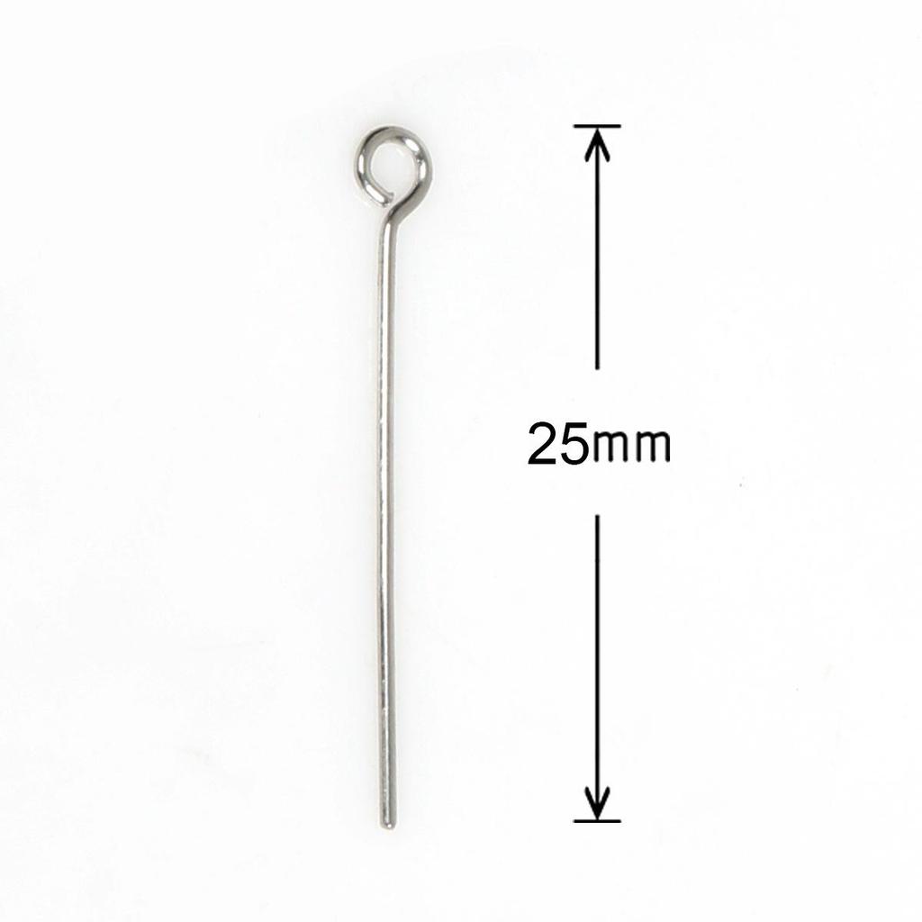 200 rostfreie Edelstahl-T-Nadeln mit großen Köpfen, nicht verblassende Perlennadeln für DIY-Schmuck.