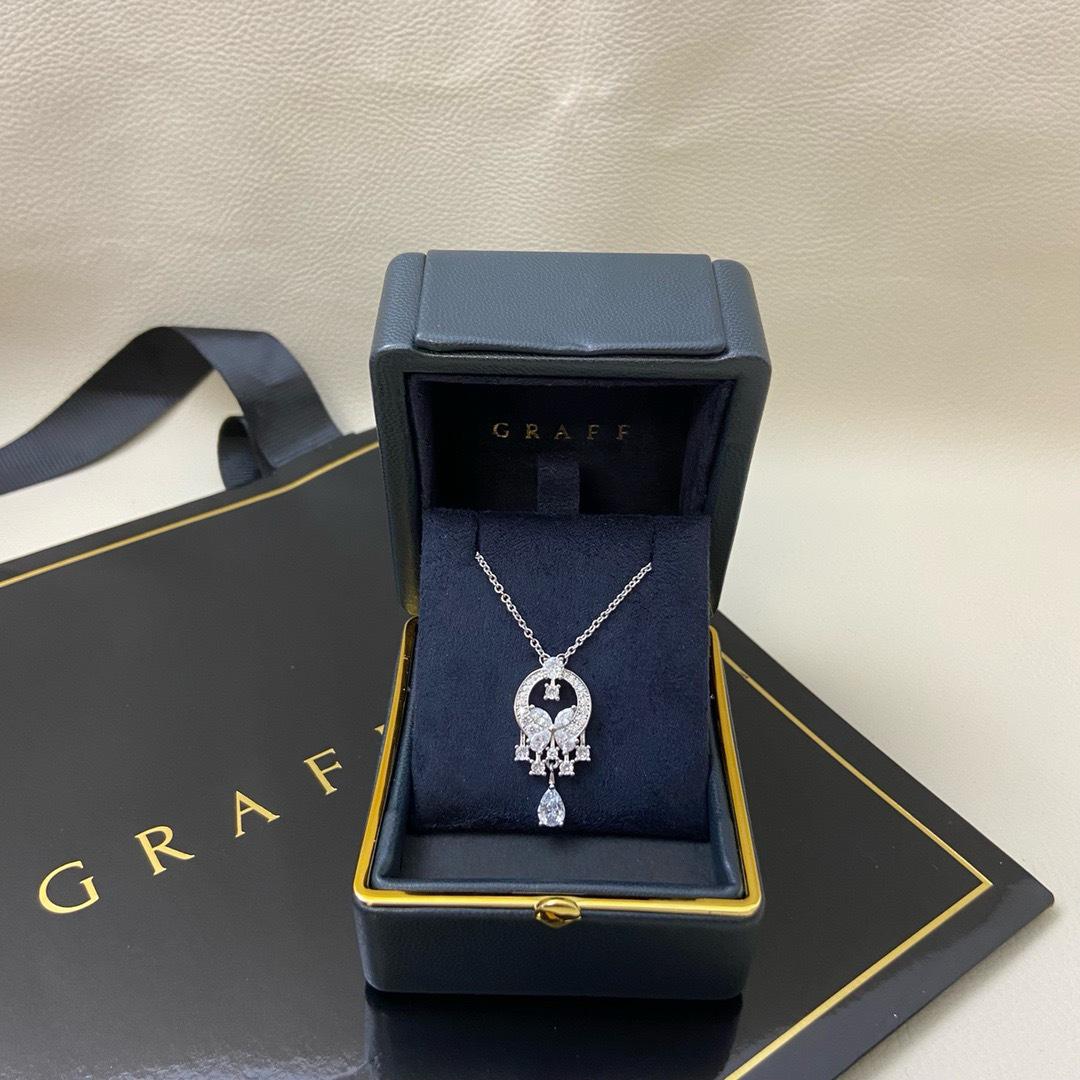 2025 New Raff House Colored Diamond Butterfly Necklace