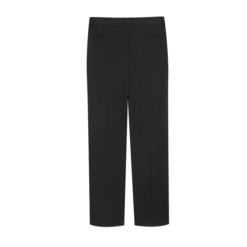 FiveFive Vår Høst Høy Kvalitet Casual Bukser Menn Koreansk Mote Stretchy Løse Draperte Slacks Rette Bukser Mannlig Semi-Vid Dressbukse Pluss Størrelse