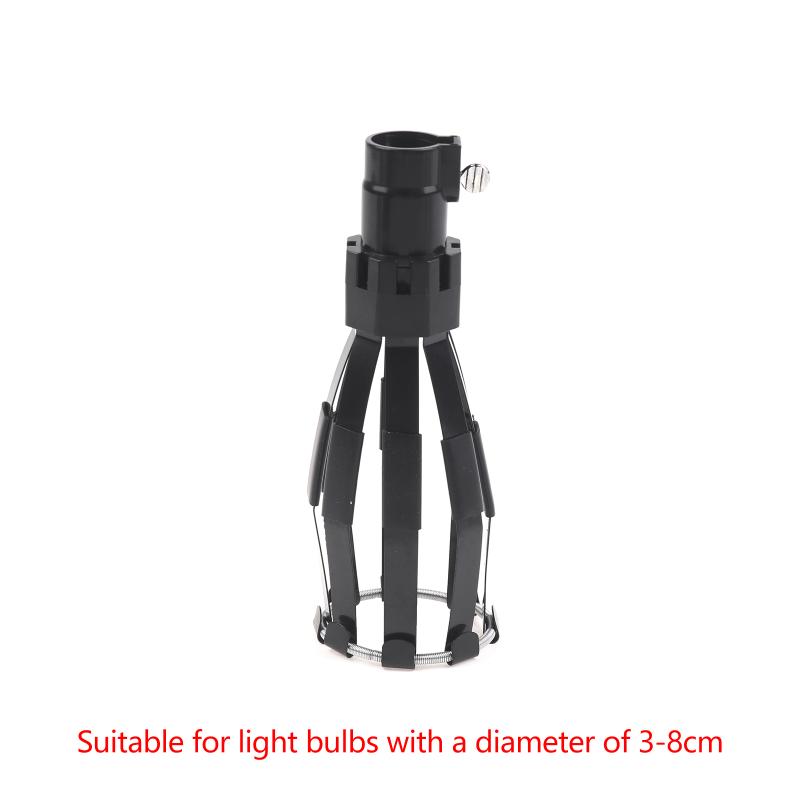 Aerial Bulb Changer Telescopic Handle Simple Twisting Installation Tool for Office and Home Use