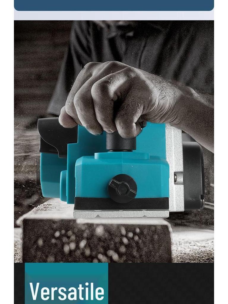 Makita Industrial Brushless Rechargeable Electric Woodworking Planer with Lithium Battery