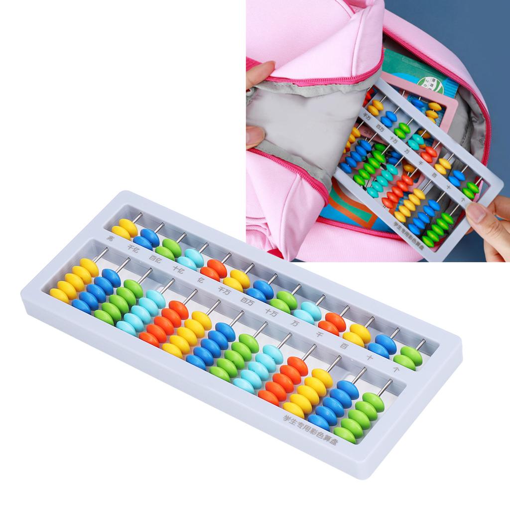 Abacus Small Portable Children s Puzzle 13 Grades 7 Beads Mental Arithmetic Math Abacus