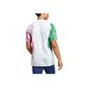 Adidas Colorblock Round Neck Short Sleeve Soccer Jersey Men Tops White HS9868