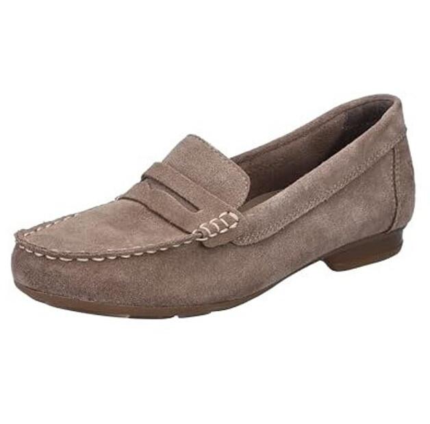 

Женские слипоны Rieker Loafer 40051 бежевые 40