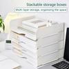 Stackable Paper Letter Tray Stacking File Letter Tray Space Saving Desk Document Organiser for School Office Supplies