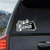 Auto Stickers Ik Rijd Waar De Wolf Bang Is Waterdichte Vinyl Stickers Auto Carrosserie Raam Decor Motorhelm Stickers SH32