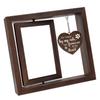 Elegant Wood Pet Memorial Frame for 4x6'' Photo Display Dog Cats Remembrances Picture Frame Sympathy Gifts for Pet Owners