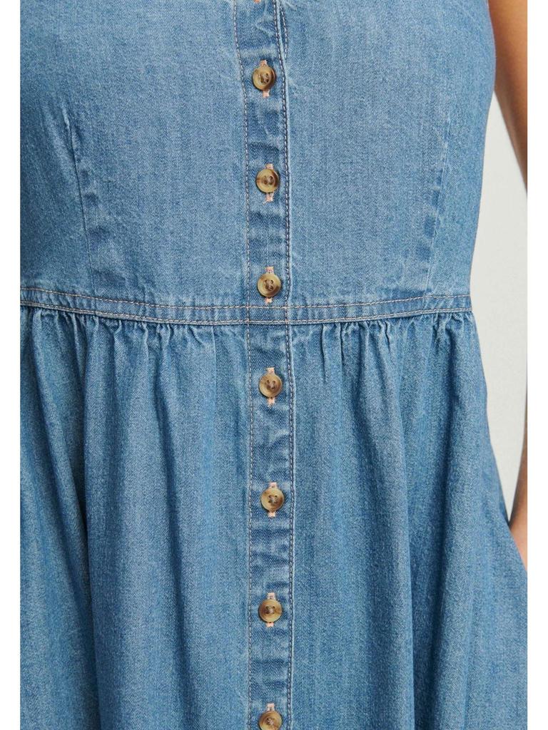 Spring/Summer 2025 Women's Denim Sling Dress - Chic Commuting Fashion