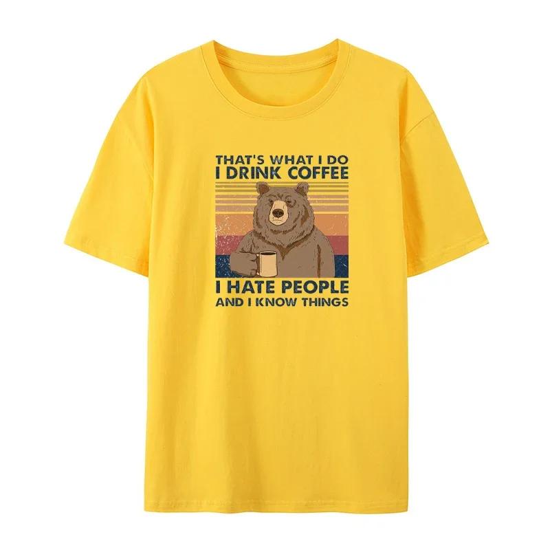 Summer English Graphic Printed Short-sleeved Round Neck Cotton T-shirt Casual Fashion Daily Men's European Size T-shirt