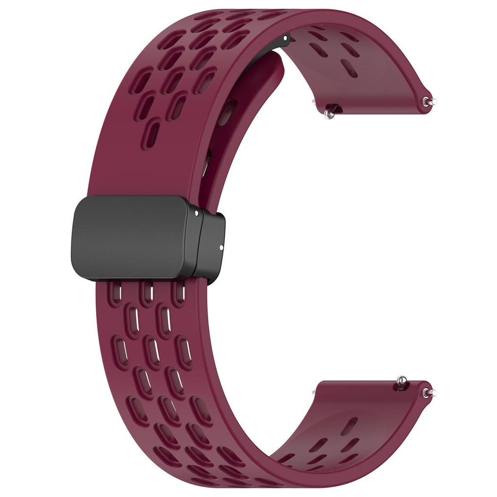 OPPO Watch X2/X1 Magnetisches Atmungsaktives Silikonarmband mit Faltschließe