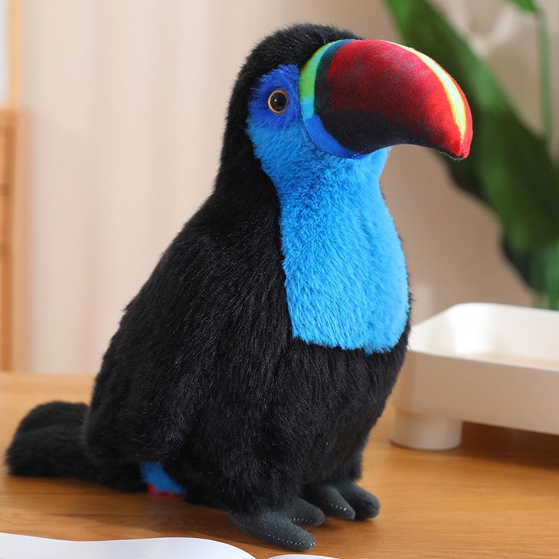 Cute Realistic Toucan Plush Toy - Perfect Children's Birthday Gift & Companion