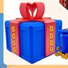 1PC 3D Printed Hollow Prank Gift Box with Screws - Realistic 3D Illusion Plastic Puzzle Cube Coin Container, Easy to Assemble Without Filling