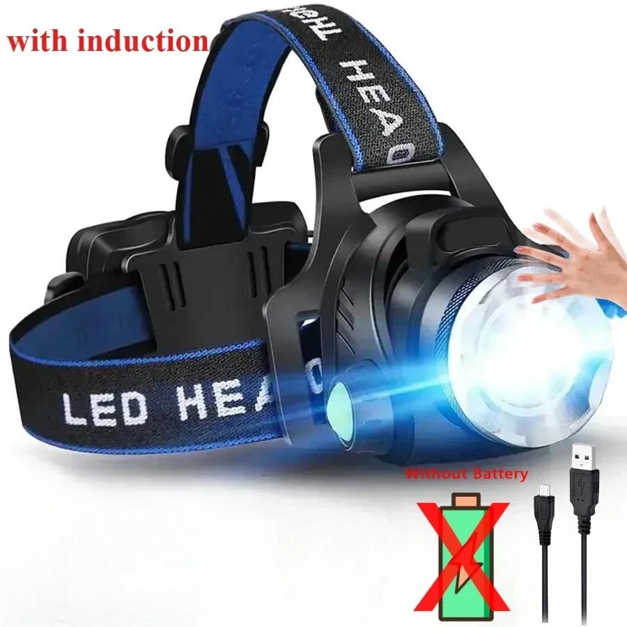 XIWANGFIRE T6 LED Headlamps Bright Heal Lamp18650 Long Endurance Lamp Rechargeable 3 Modes Torch Zoom Fishing Working Lantern