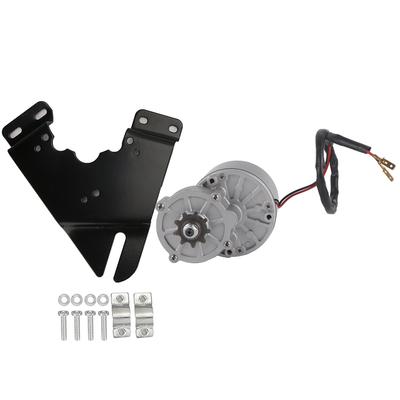 Motor Elétrico com Redução de Engrenagem 12V 250W com Placa Triangular Motores DC Escovados Redutor para Bicicleta Elétrica Scooter