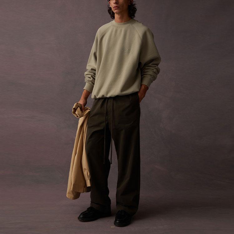 Fear of God Essentials Relaxed Pants Off Black Men Bottoms 130BT222080F