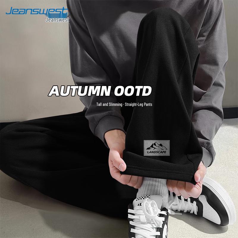 

JEANSWEST Men s Winter Lined Corduroy Loose Wide-Leg Pants XL