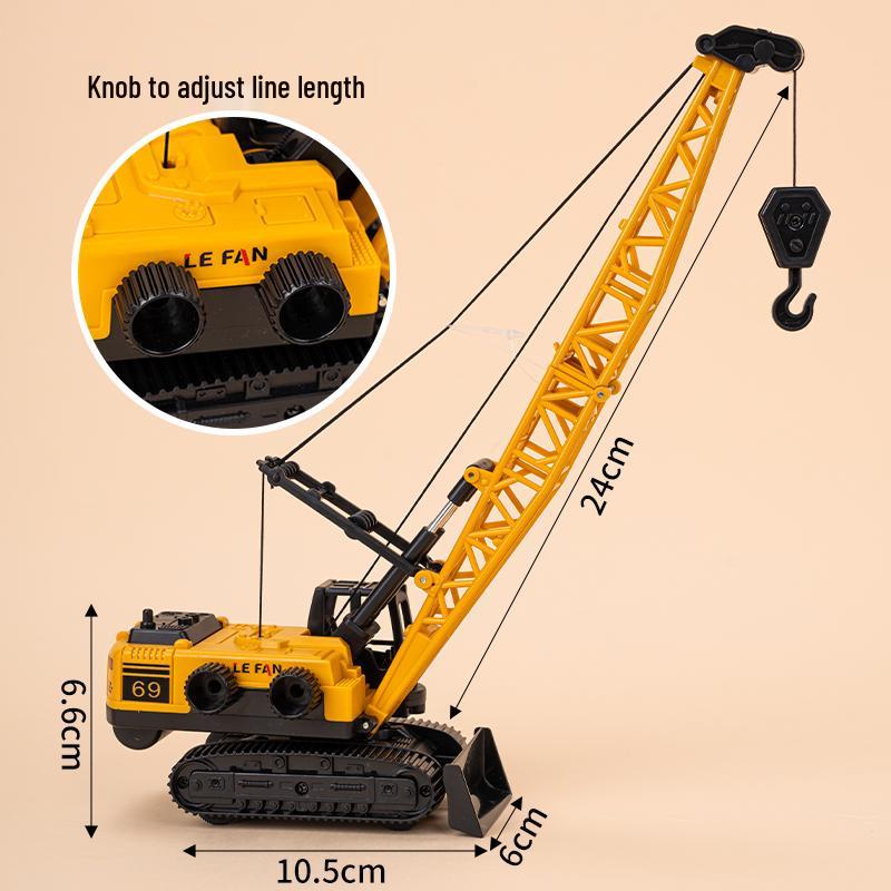 Construction Vehicle Cake Toppers: Excavator, Bulldozer, Roadblock Inserts, Figurines for Boys' Birthday