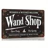 Wizard Wand Shop Vintage Metal Sign Fantasy Home Decor