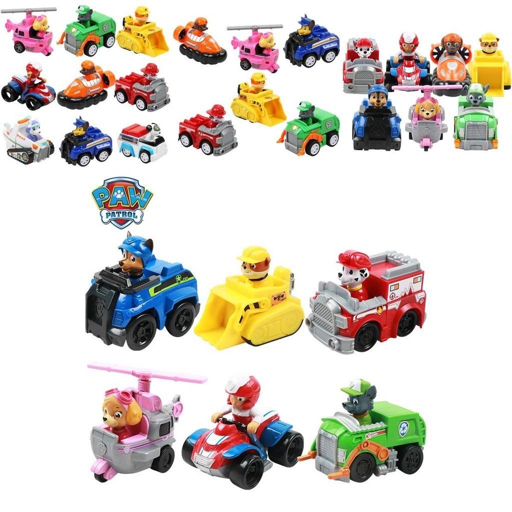 Authentic Paw Patrol Vehicles Set For Kids With Pull Back Action Perfect For Collections