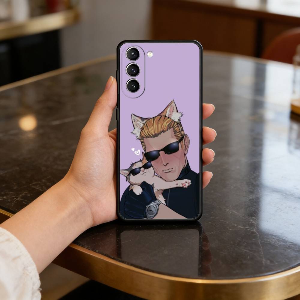 Albert W-Wesker C-Cool Case for Samsung Galaxy S21 S25 FE S24 S23 Ultra S20 S9 S22 Plus S10 TPU Cover