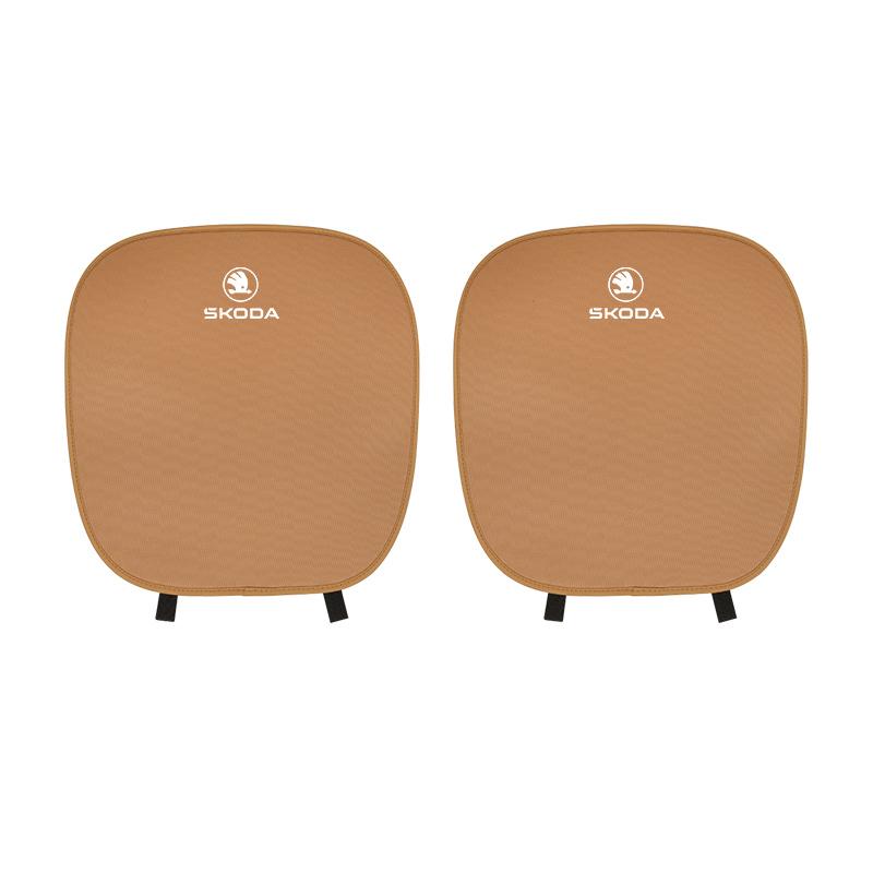 Car Seat Cover Pad Ice Silk Protector Cushion Interior For Skoda Octavia Kodiaq Enyaq Kamiq Scala Rapid Superb Karoq Fabia Yeti